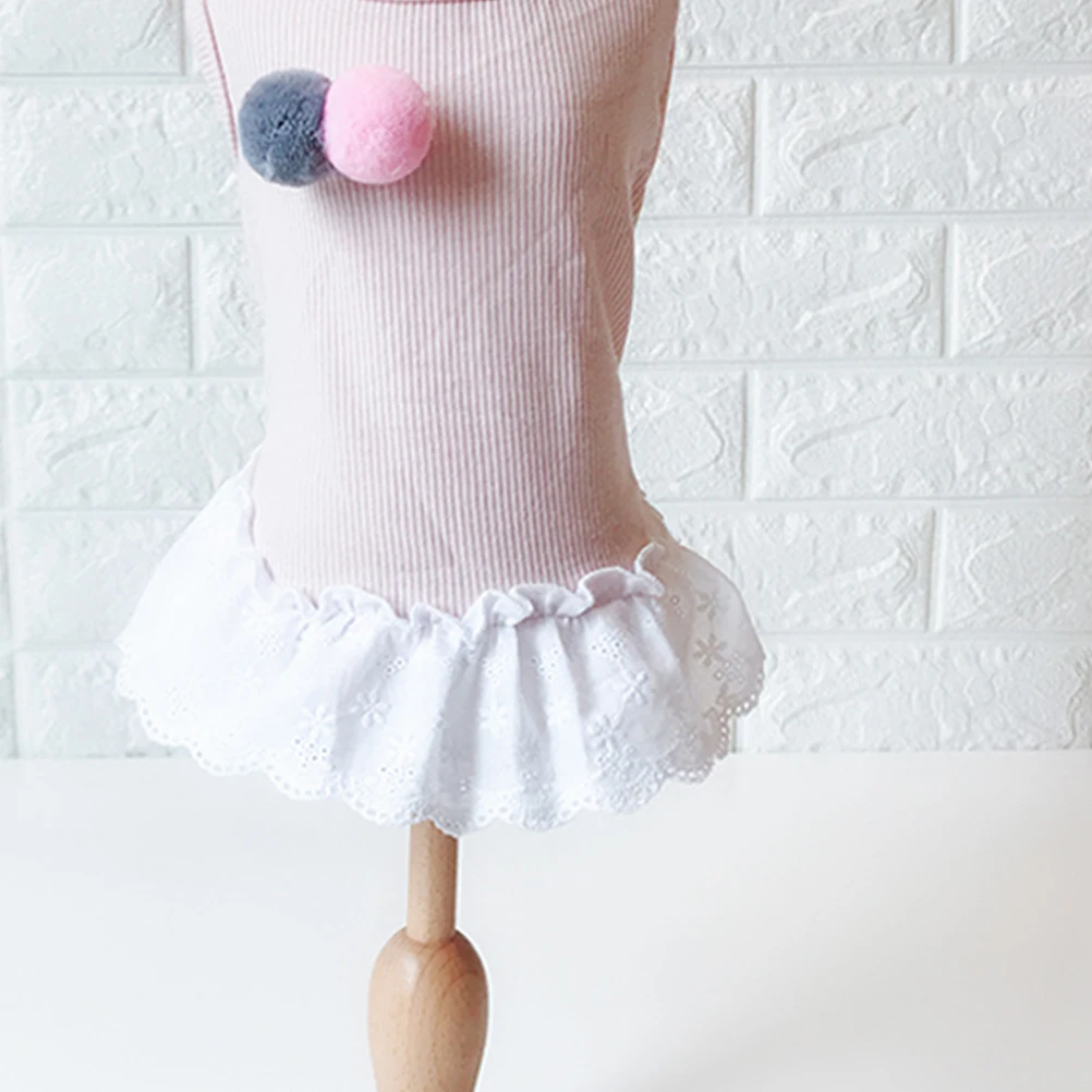 

Dog Dress Pet Clothes Skirt Adorable Design Summer Vest Birthday Tutu Puppy Costume Lightweight Durable