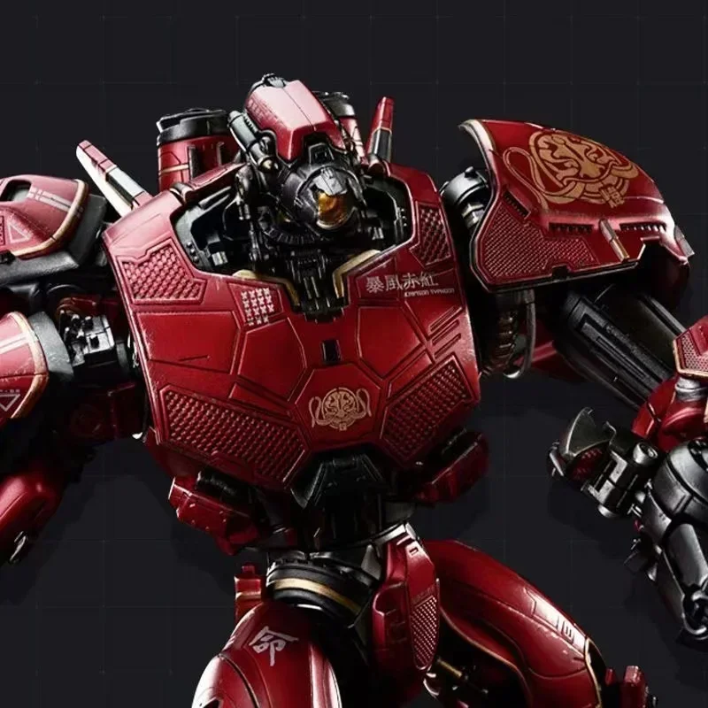 (In Stock) LING JIHUN Original Pacific Rim Crimson Typhoon Finished Mecha LED Light Emitting Action Figures Toy Gift Collection