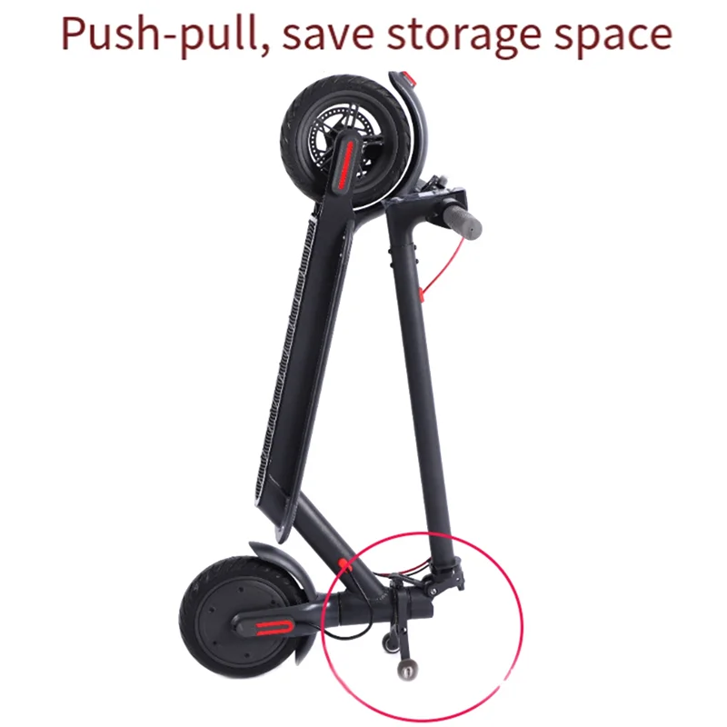 

A99I-2 PCS Folding Electric Scooter Handstand Stand Black Aluminum For Xiaomi For Ninebot F Series Scooter Folding Storage Brack