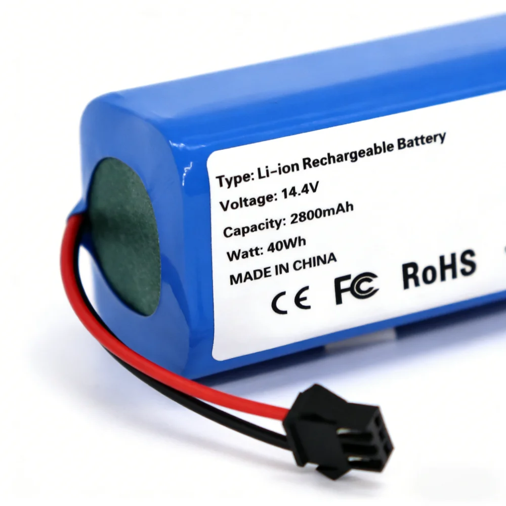 

14.4V 2800mAh Lithium Ion Battery for Conga 990 1090 Tesvor X500 Ecovacs N79 N79S Eufy RoboVac 11 11S 30 Vacuum Cleaner