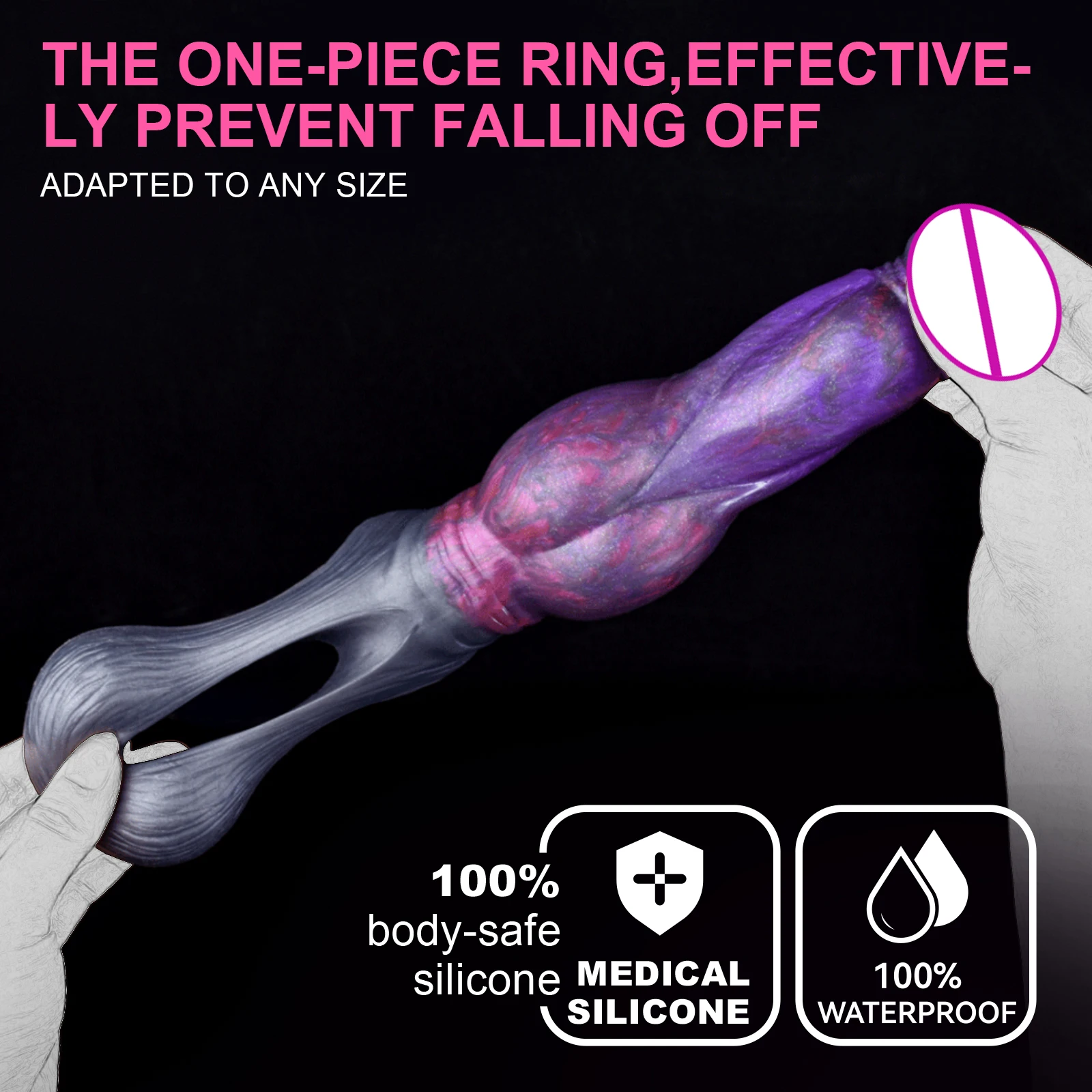 Penis Sleeve Cock Sleeve Penis Extender Stronger Erection Enhancement Delay Ejaculation Wearable Silicone Dog NNSX-PT5149