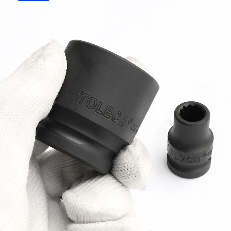 Imagem -02 - Curto Impacto Torx Soquete Metric Drive 12-point Plum Blossom Air Sockets Cabeça 38 mm Comprimento Cr-mo Soquete Pneumático