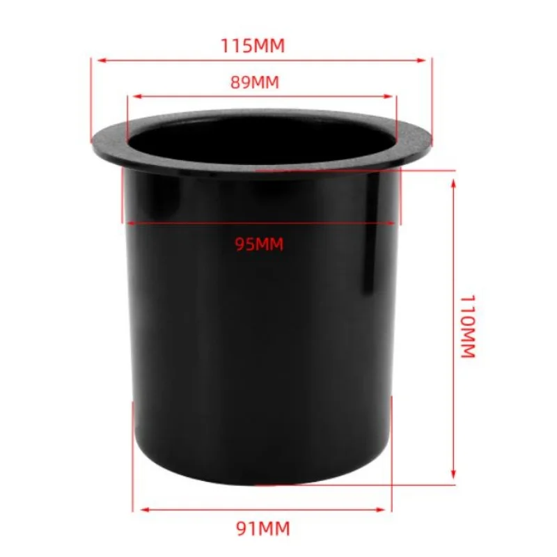 ISURE MARINE Black RV Modified Tea Cup Holder High-Quality ABS Insulation Anti-Corrosion Car Sofa Cup Holder,Plug-In Cup Holder