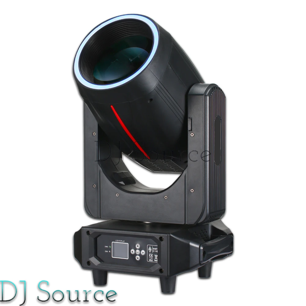 Bulb 420W Moving Head Beam Gobo Light With Atomization Zoom LED Ring Stage Lighting Lamp Rainbow Prism DMX512 For DJ Disco Bar