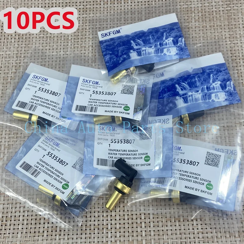 10 SZTUK Oryginalny czujnik temperatury płynu chłodzącego do Chevrolet Aveo Cruze Trax Sonic GMC Opel Astra 55353807