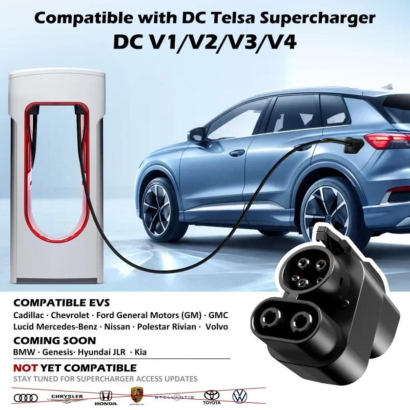 테슬라용 CCS1 어댑터 NACS에서 CCS1로 500A/1000V NACS TO CCS1