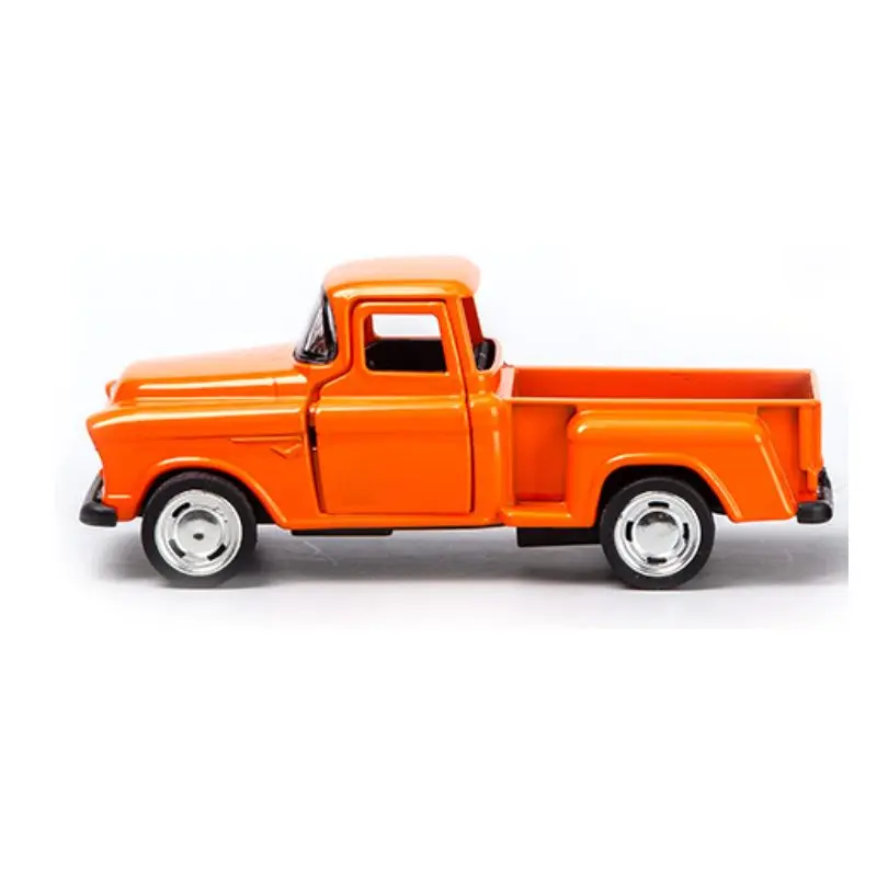 Alloy Pickup Truck Car Model 1/32 Retro Classic Simulation Car Toy Pull Back Diecast Toys Vehicle Collection Decor For Boys Gift