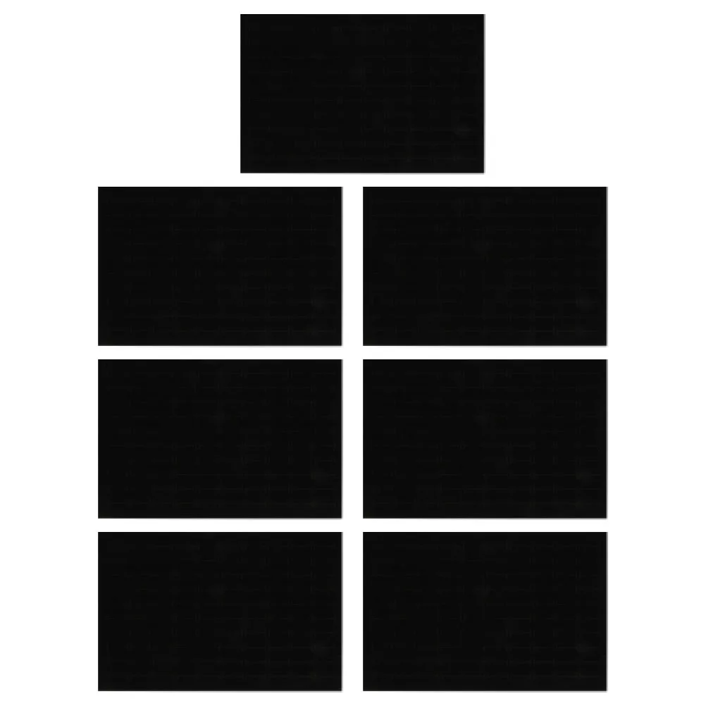 

7pcs Black Rings Jewelry Box Sponge Cushion Pad Insert Holder Display Mat Earring Tray Storage Solution ganizer