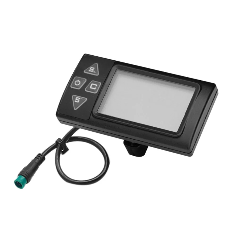 Ebike LCD Screen Monitor E-Bike Monitor 86 X 44mm E-Bike Display Clear Visibility Metrics IP65 Waterproof Rating