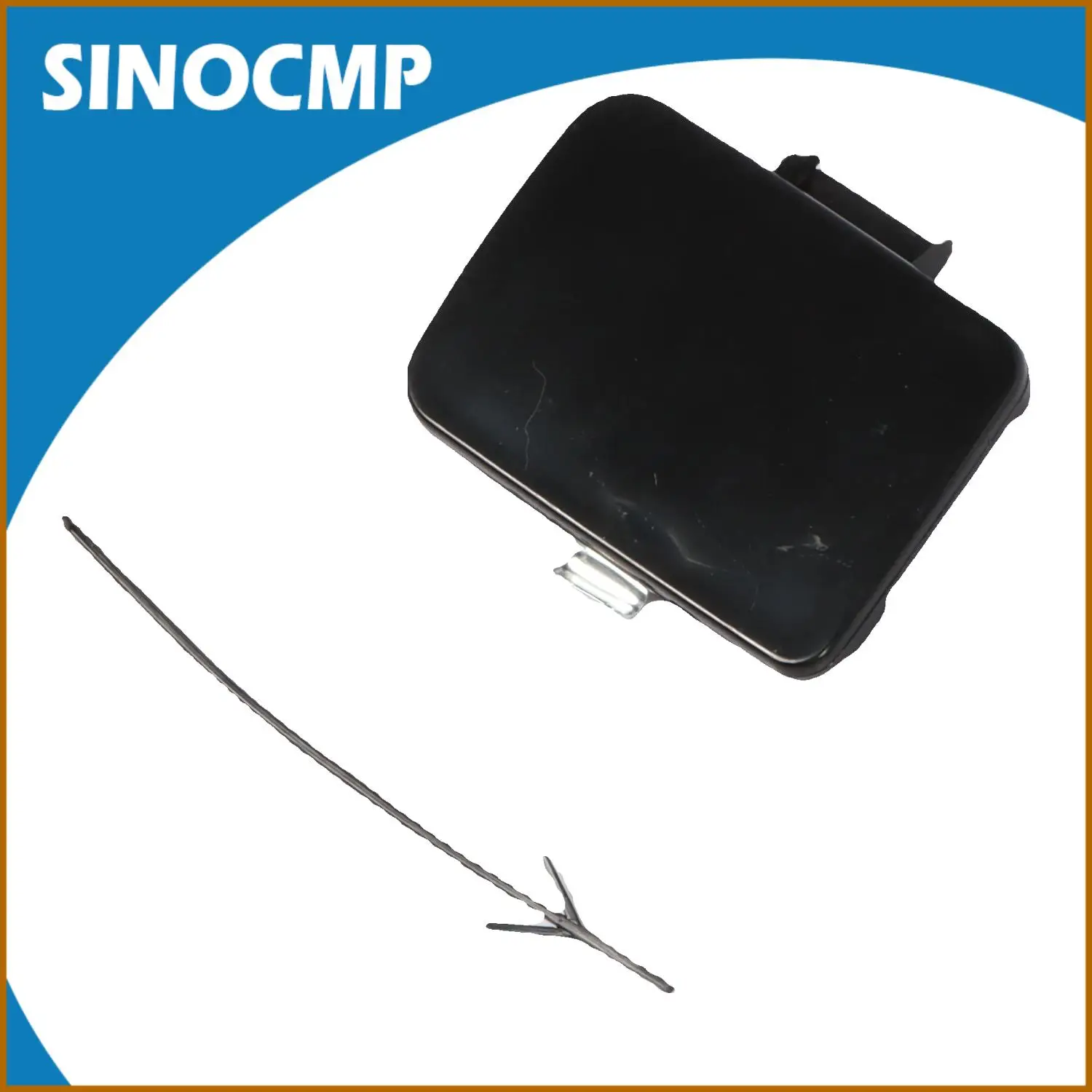 

A4 B6 Trailer Cover 8E0807241 For Audi 2001-2005 Durable Tow Hook Cap Front Bumper Replacement Superior Wear-Resistant Material