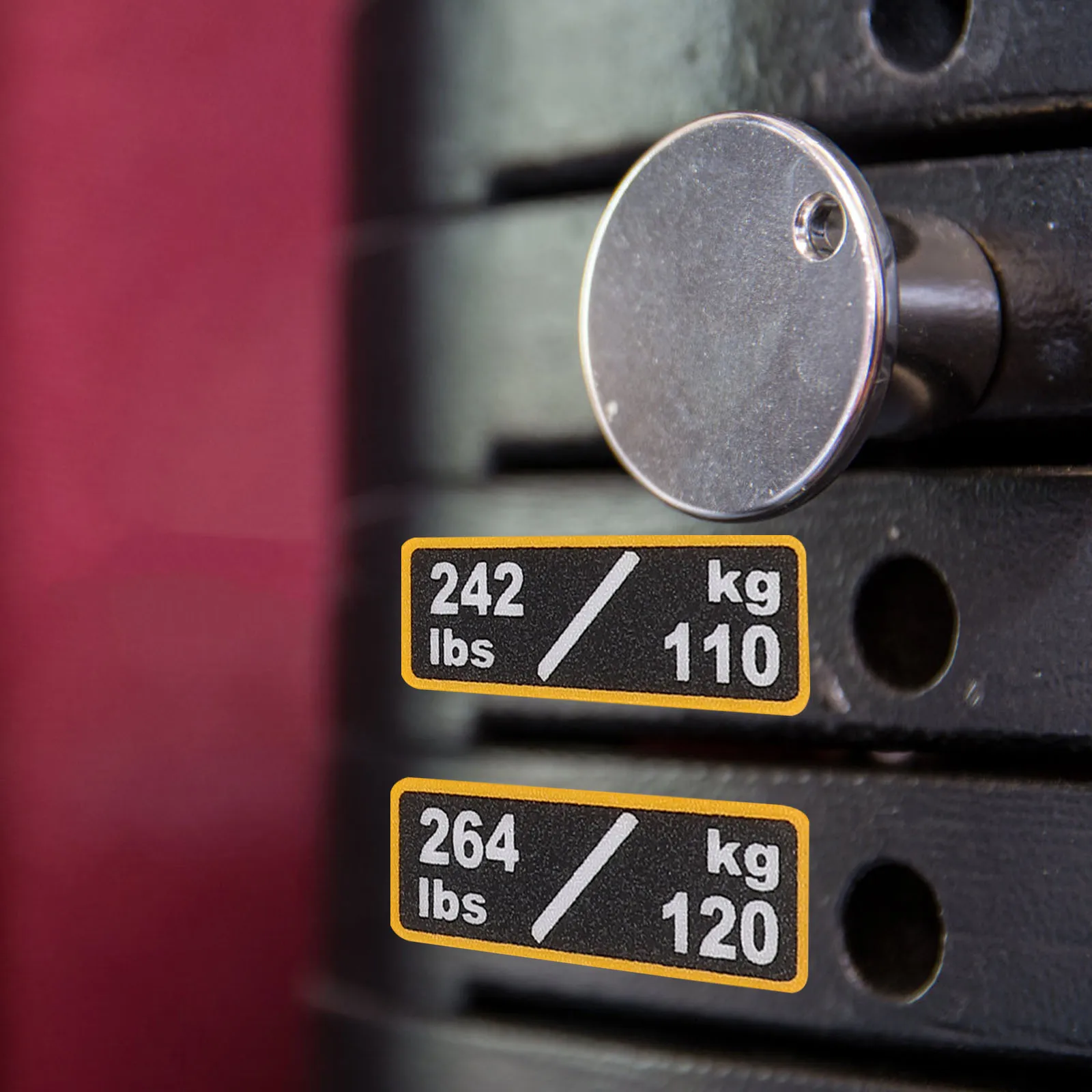 

Weightened Stickers Self Adhesive Weightlifting Fitness Digital Instrument for Gym Block