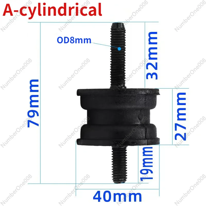 4pcs Anti Vibration Generator Mounts for Gasoline Generators Buffer Joot Rack Shock Absorber Feet Rubber Motor Mount