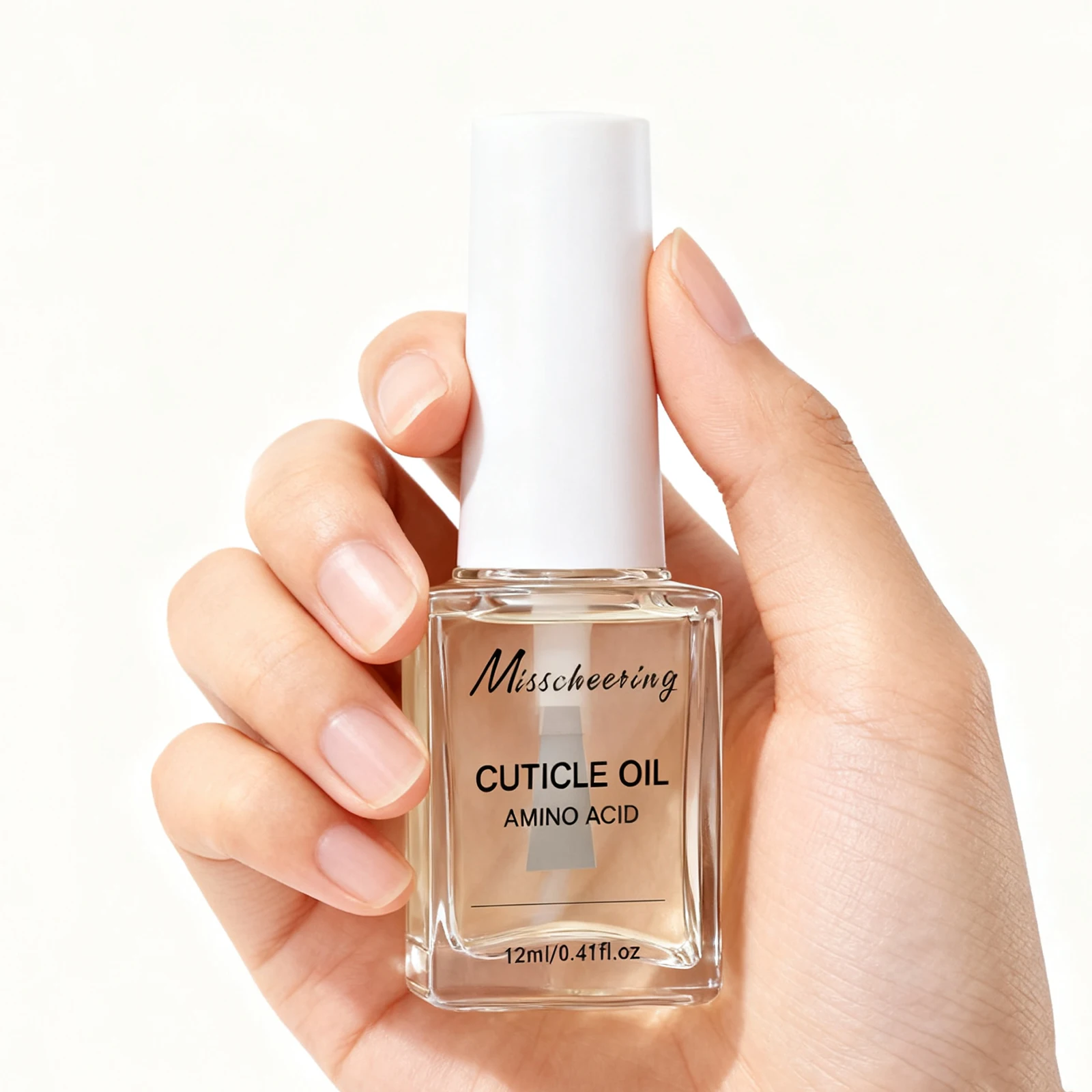 12 مل مركب لفن الأظافر بالأحماض الأمينية زيت مغذي يهدف الأظافر الهشة والتالفة، يرطب سرير الأظافر، ويعزز النمو