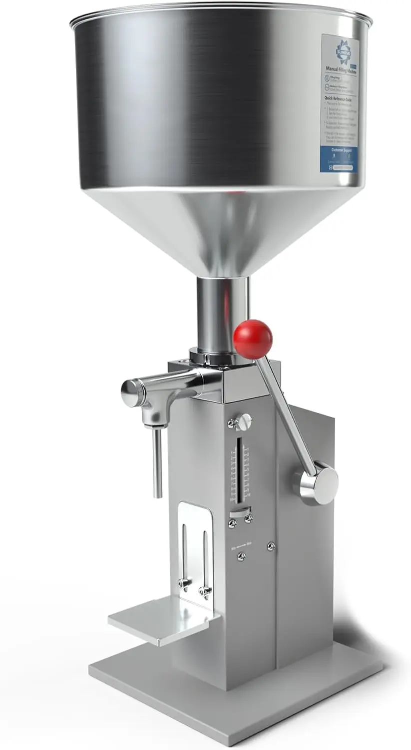 Handmatige Vulmachine Vullen 5-55Ml Bottelvuller Voor Vloeistof En Pasta A03 Pro Met Ce Certificaat