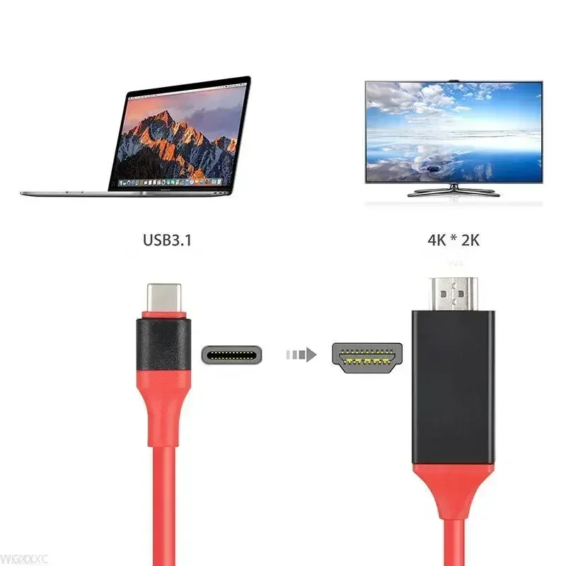 New HDMI-Compatible Mirror AV Cable, 3 in 1 Phone USB Adapter, Universal Same Screen Support High Speed Cable Adapter