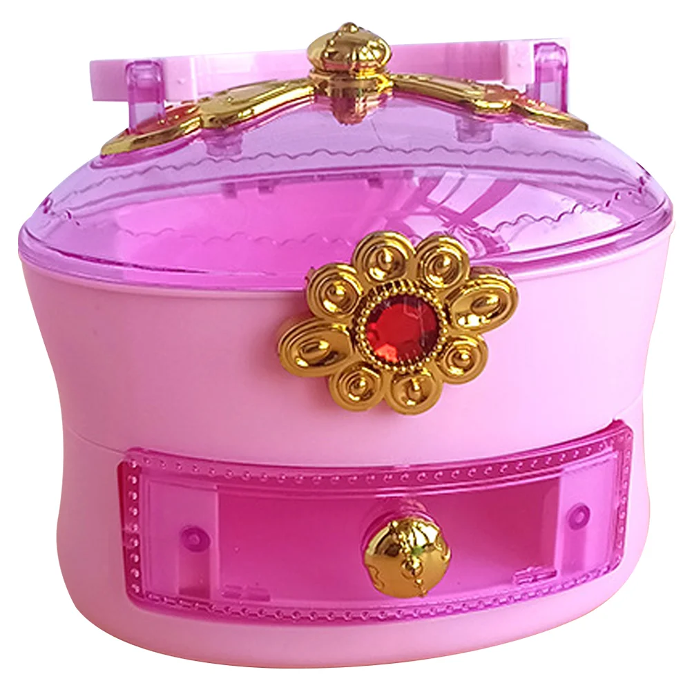 Children's Treasure Chest Storage Container Jewelry Plastic Case for Hair Accessory
