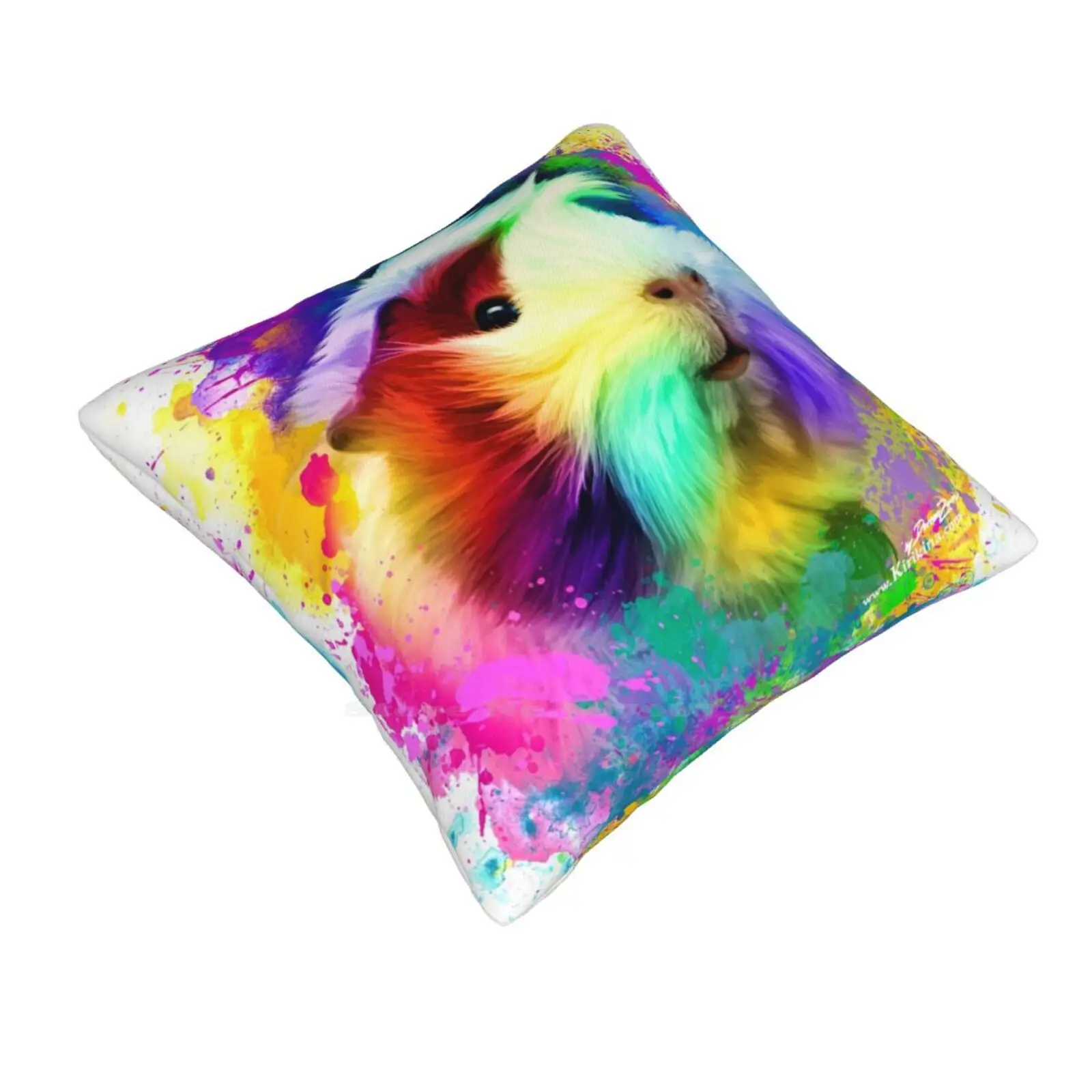 Colorful Guinea Pig Pillows Case Bedroom Home Decoration Meerschwein Guinea Pig Rodent Domestic Animal Sweet Cute Colorful