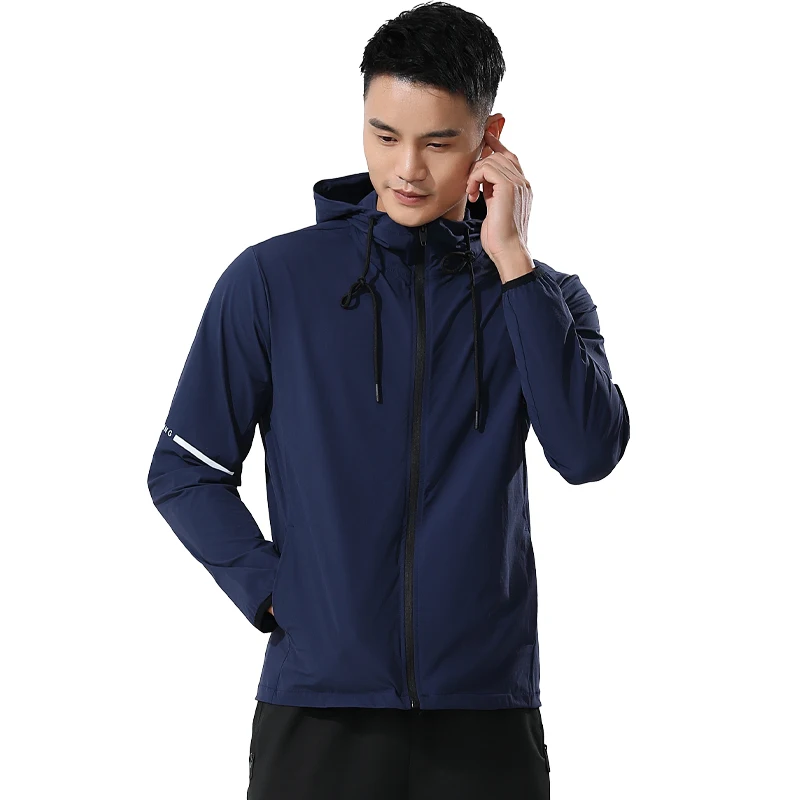 Men Sport Running Shirt Fitness Tight Long Sleeve Tee Long Sleeve Training Jogging Tops Compression Male Quick Dry Outer Wear