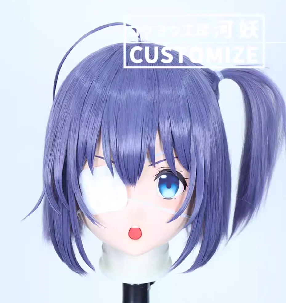 

C-422-10 Customize Full Head Resin Cartoon Cosplay Japanese Character Anime Role Play Crossdress Kigurumi Mask With Back Shell