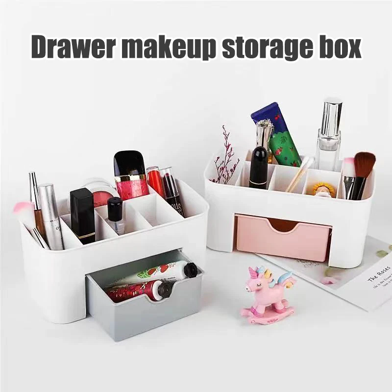 

D5 Nail Storage Box Organizer Container Cotton Swab Storage Box Accessories Cleaning Desktop Tools Jewelry Box Cosmetic Storage