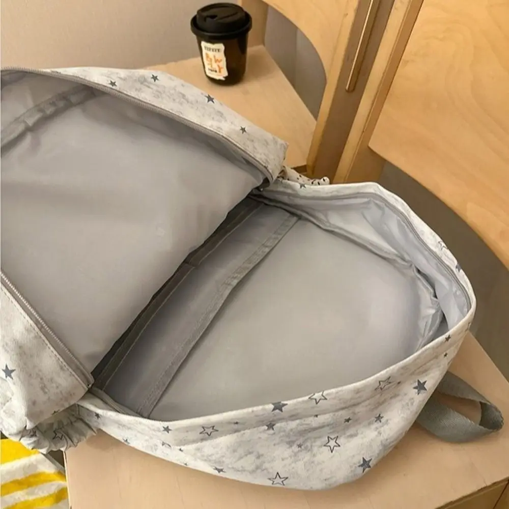 Casual Dyed Backpack Large Capacity Lightweight Students Schoolbag Polyester Travel Daypack for Teenage Girls