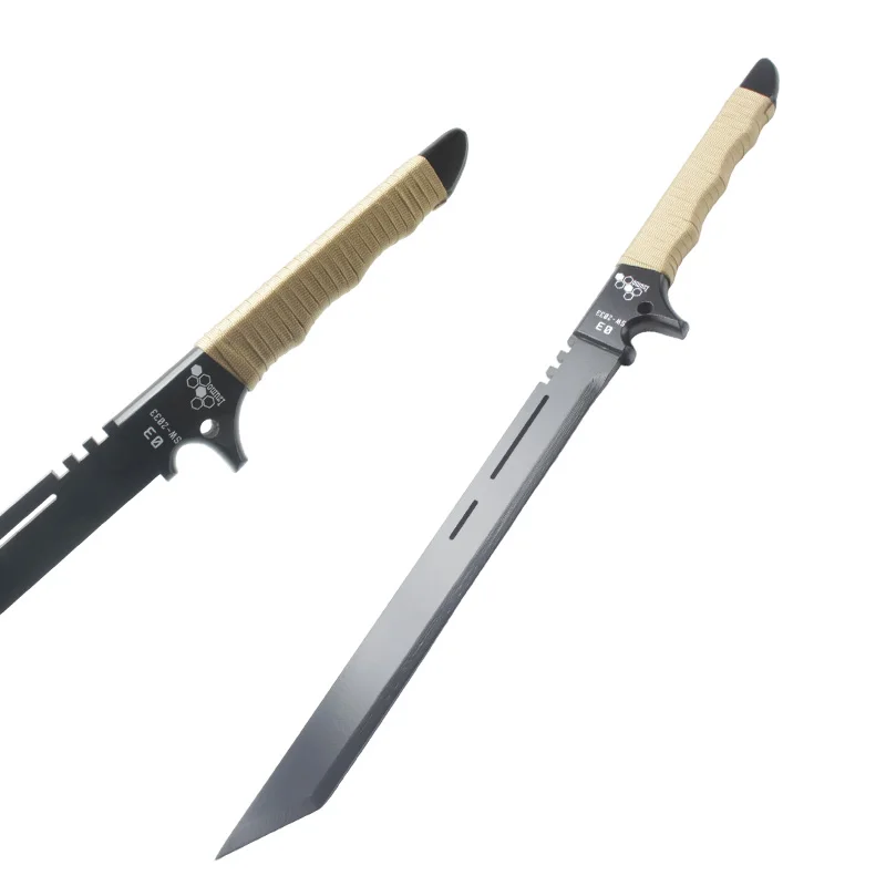 มังงะญี่ปุ่นตัวอักษร Katana คอสเพลย์ SOSHIRO HOSHINA อาวุธ Props ของเล่นดาบใบมีดไม้ไผ่ของขวัญฮาโลวีน