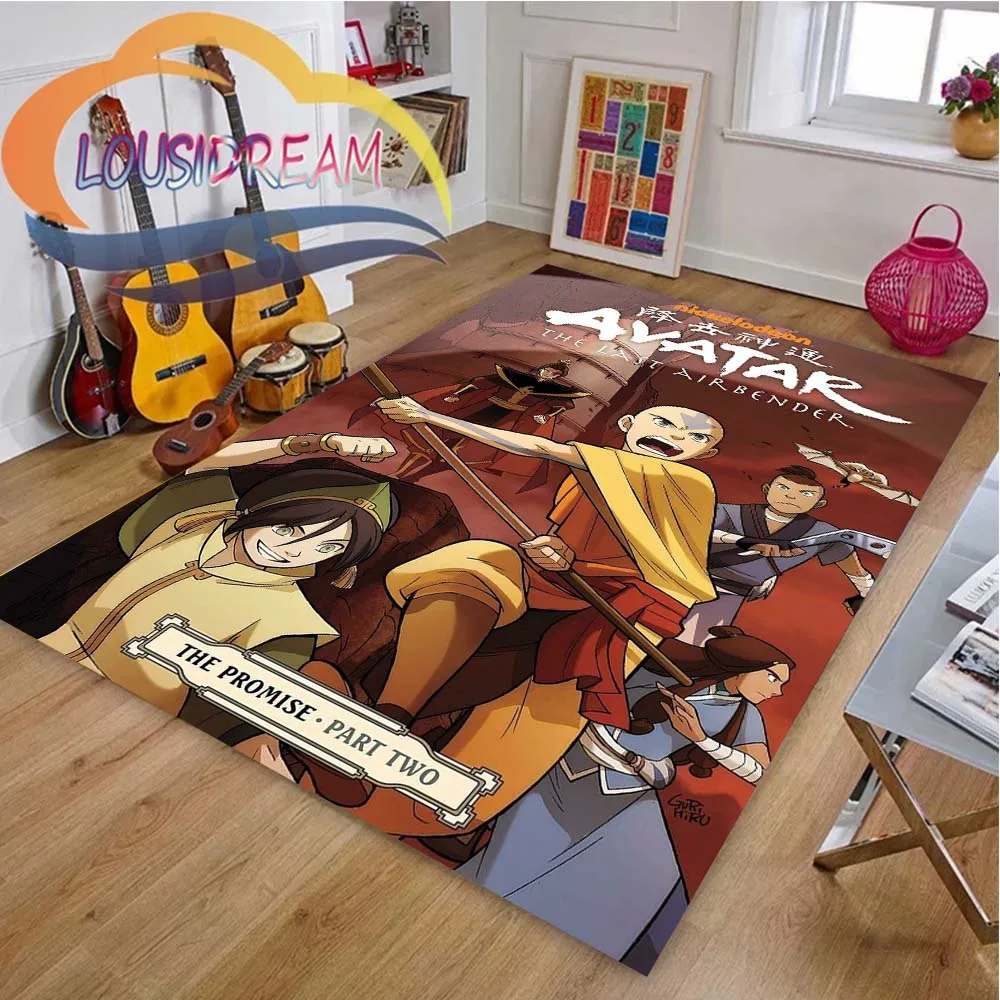 

Game Room,Veranda Floor,Avatar-the last airbender Art Decor Custom Rugs Large Mat,Carpet for Home Bedroom Living Room Decor Gift