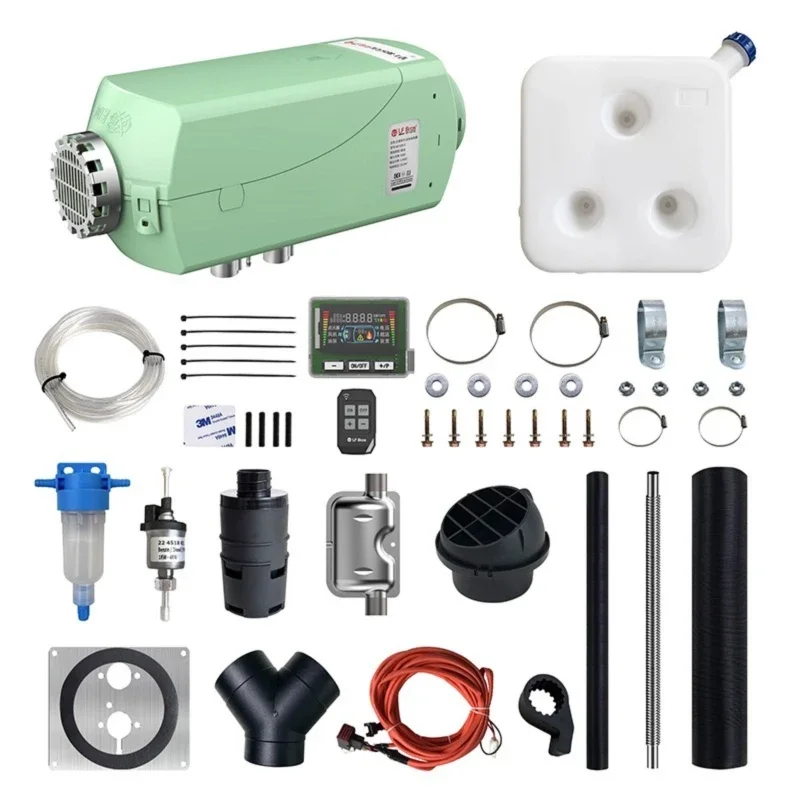 Power Tools Parking Fuel Air Heater, Car Mounted Household Diesel Heating And Ventilation Integrated Unit 12v24v