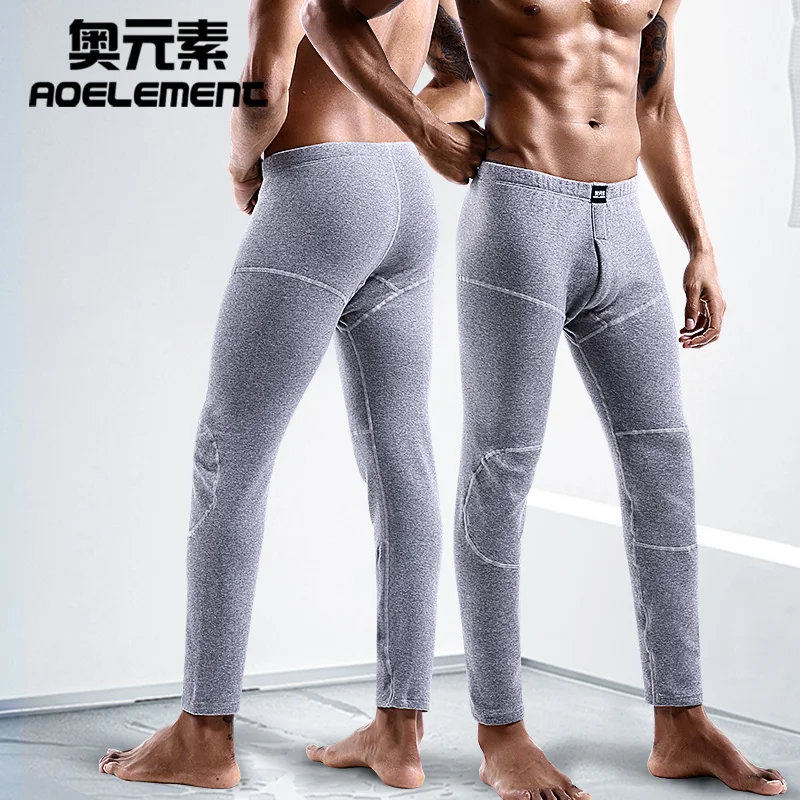 Thermal for Men Men's Leggings Man Thermal T-shirt Legging Long Jeans Pants Men's Fleece Clothing Velvet Lucky John Underwear