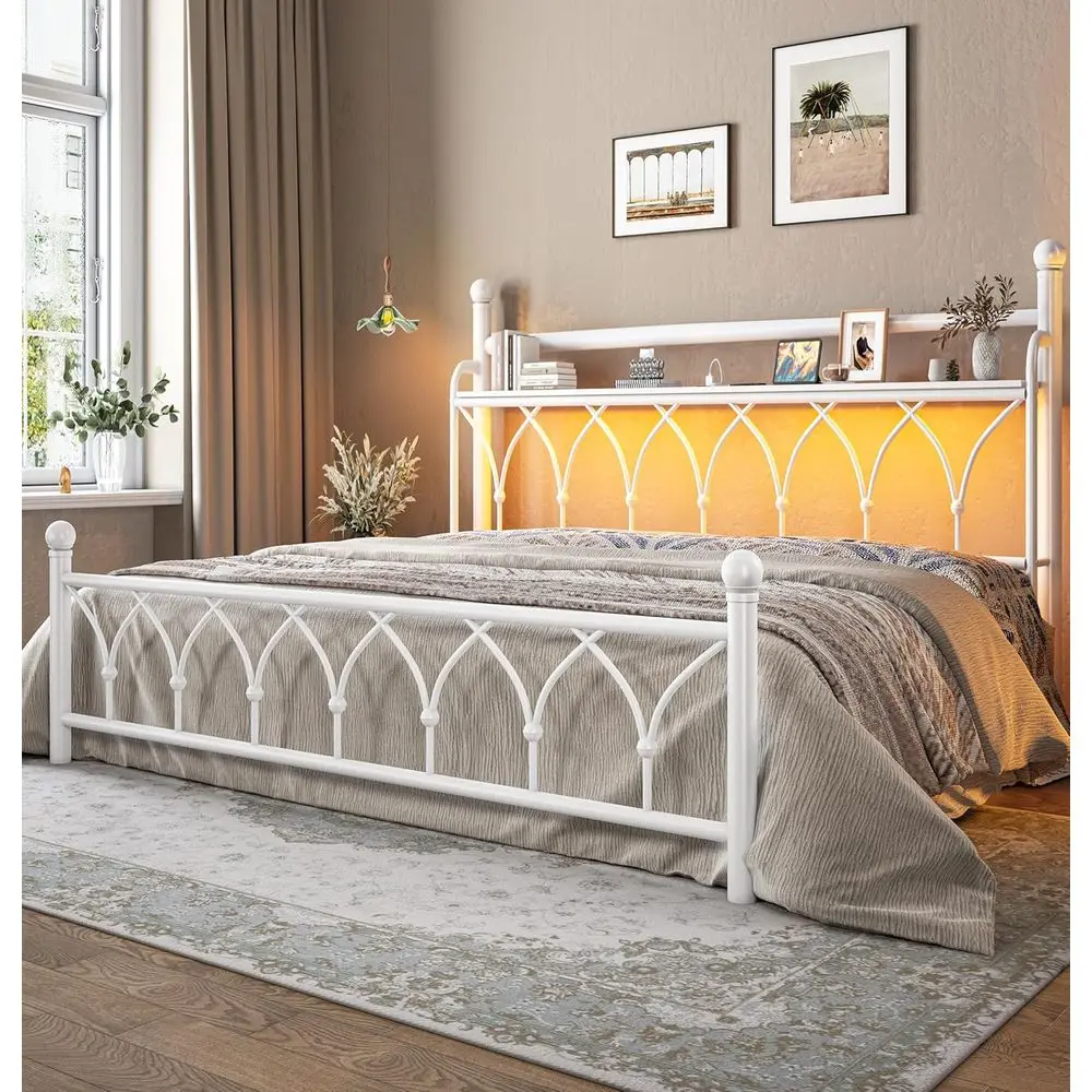 54 King Metal Bed F…