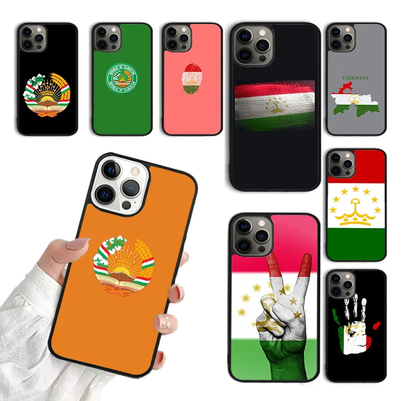 Tajikistan Flag Phone Case For iPhone 16 15 SE2020 6 7 8 plus 11 12 mini 13 14 pro max cover  coque