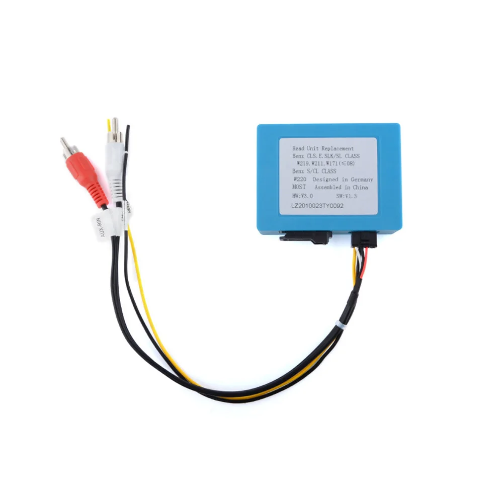 Registratore in fibra per Benz Per BMW Per Porsche Cayenne Adattatore ottico per amplificatore radio stereo per auto