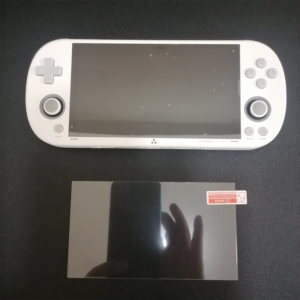 علبة سوداء من Trimui الذكية للمحترفين ، وحدة التحكم في الألعاب المحمولة ، حقيبة حمل محمولة ، شاشة 4.96 بوصة