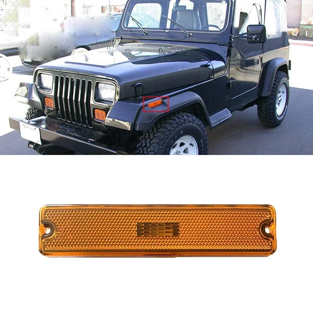 Perfect Fit Front Fender Side Marker Light Housing for Jeep Wrangler YJ Stable Characteristics and High Reliability