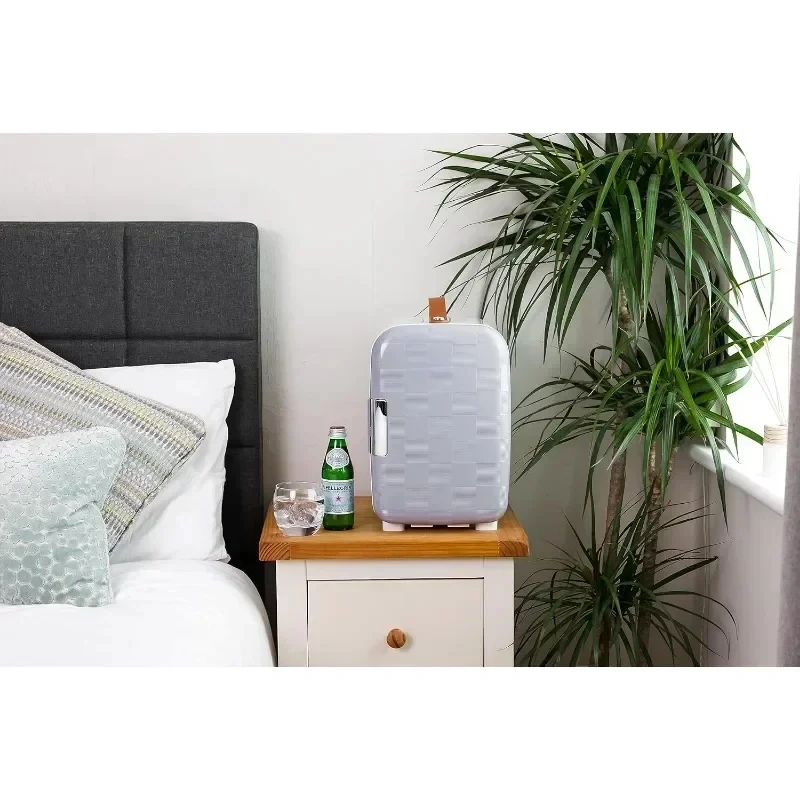 Deluxe Mini Fridge Cooler Compact Portable High Efficiency Quiet Cooling System Portable Appliances