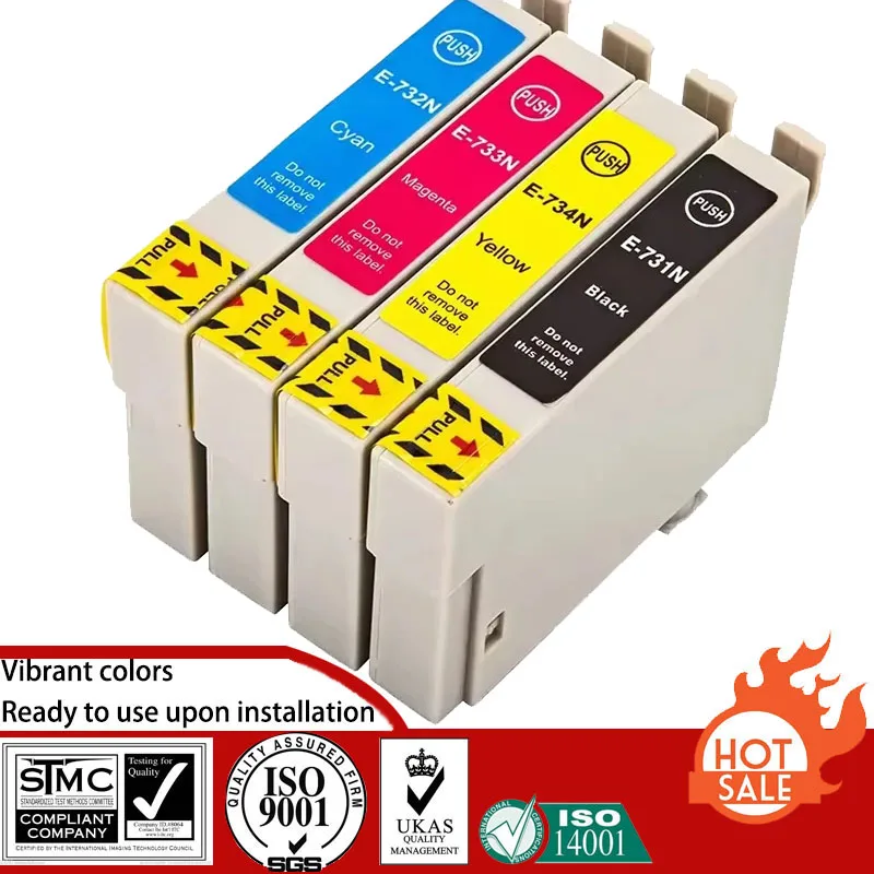 Compatible Ink Cartridge for Epson T0731N 0731N suit For Epson Stylus T13/TX102/TX103/TX121/C79/C90/C92/C110/CX3900/CX4900