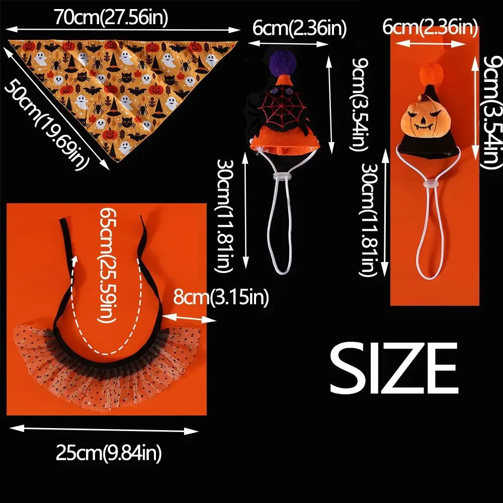 Funny Cute Kitten Dress Up Accessories Cartoon Pumpkin Cosplay Pet Supplies Durable Hat Dog Headwear Home Decor