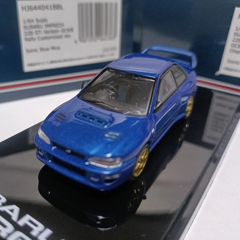 

Hobby Japan 1:64 Scale Diecast Alloy Subaru Impreza STi 22B Cars Model Classics Adult Nostalgia Toy Souvenir Gift Static Display