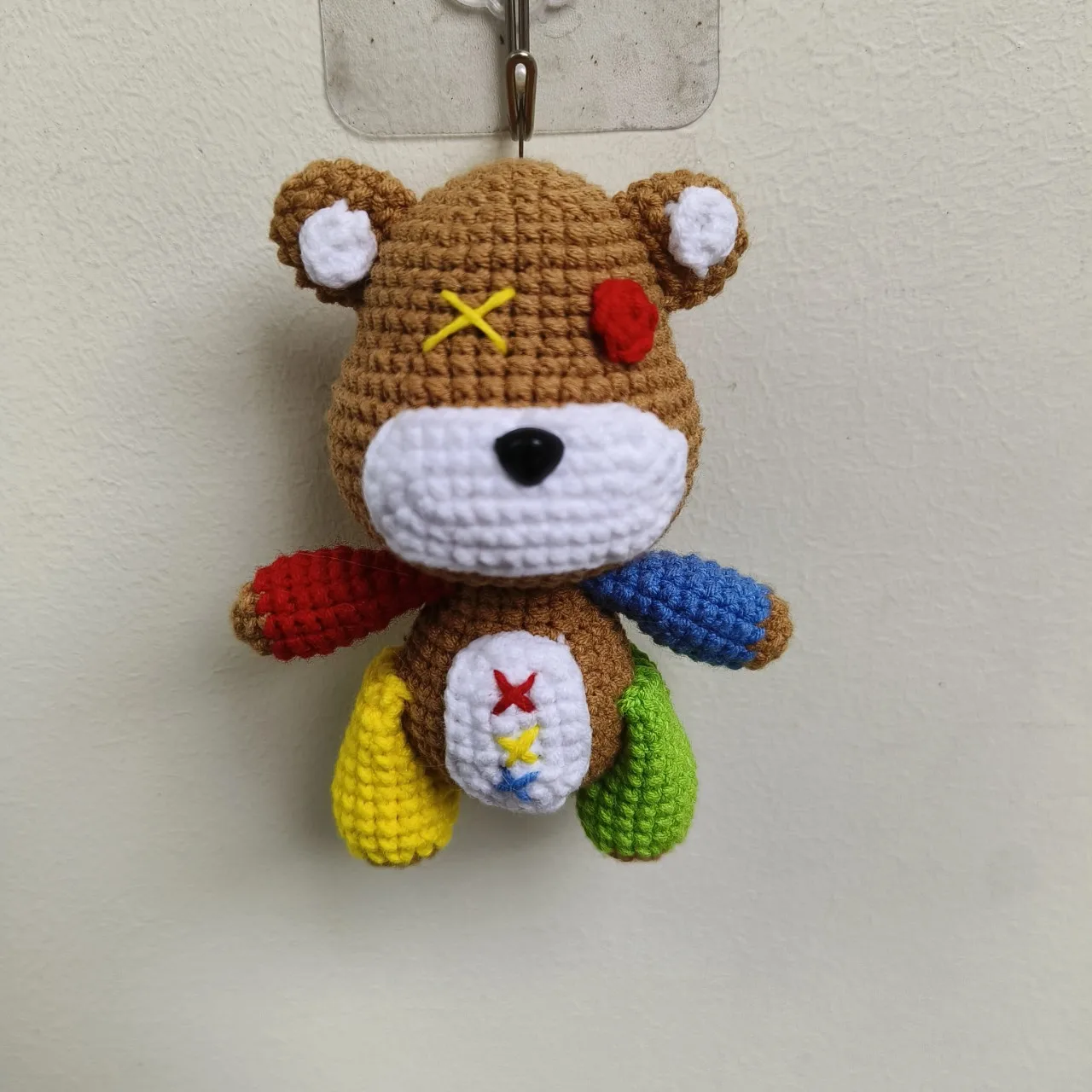 

Handmade Knitted Woolen Doll Doll Pendant Handmade Crochet Knitted Woolen Bear Tibbs Bear