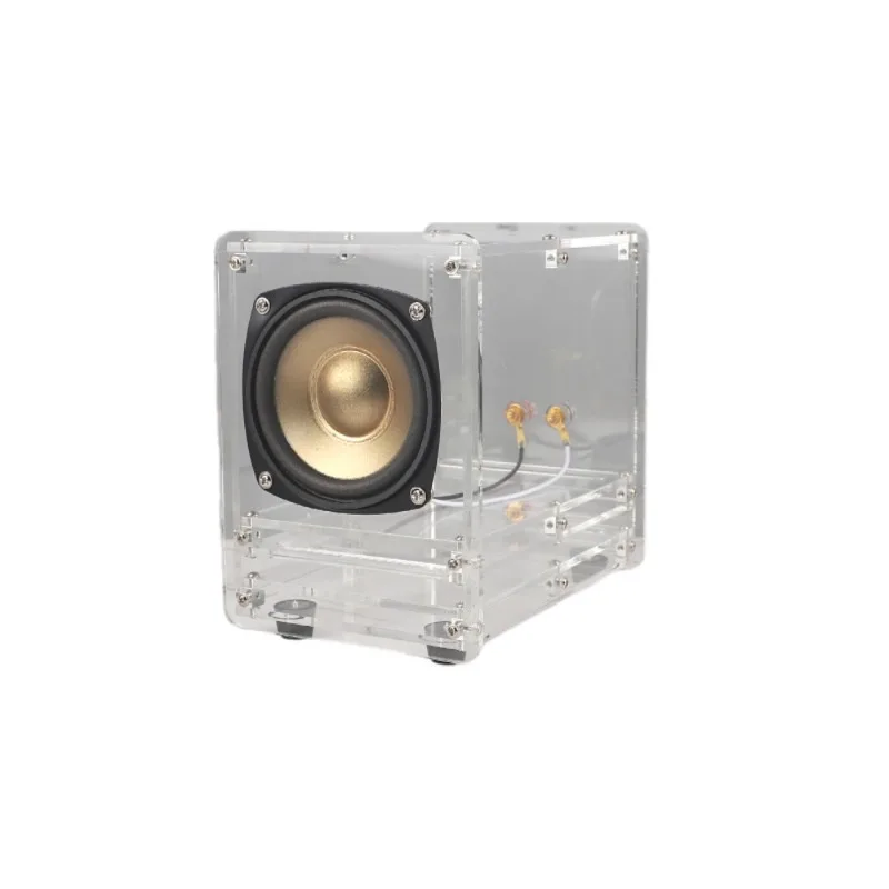 

Modern simple and transparent full audio acrylic audio computer speaker ornament living room bedroom study home accessories