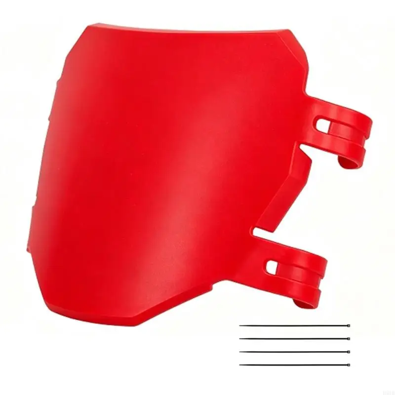 Electric Dirt Bike Front Wiring Panel Cover, Smooth Plastic Cable Cover with Tie Mount Points for Cleaner Bike Lines H9EE