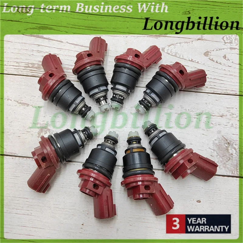 8X Fuel Injectors 740cc Compatible for Nissan Skyline R33 RB25DE RB25DET-Fairlady S13 S14 S15 16600-RR544  16600RR544