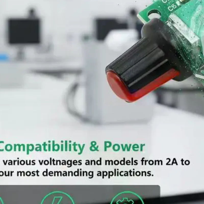 PWM DC Motor Speed Controller with Adjustable Knob Stable Performance No Spark for Electric Drill Speed Adjustment Use