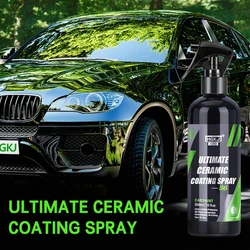 Car Ultimate Ceramic Coating Spray High Protection Super Hydrophobic Protect More Shine Car Cleaning Nano Polishing Spray S6