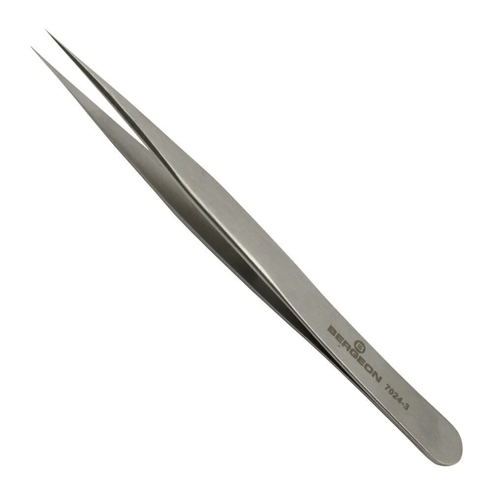 Bergeon 7024-3 Anti Magnetic Tweezers Size 120mm