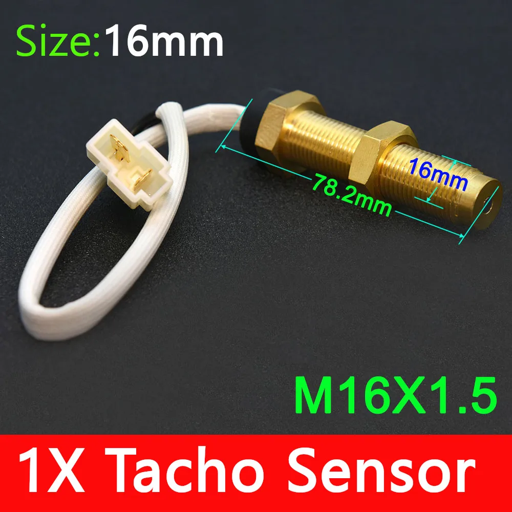 HD Marine Boat Car RPM Meter Sensor Diesel Gasoline Inboard Outboard Tachometer Sensor M16 M18 For Car Truck Boat Tacho Gauge