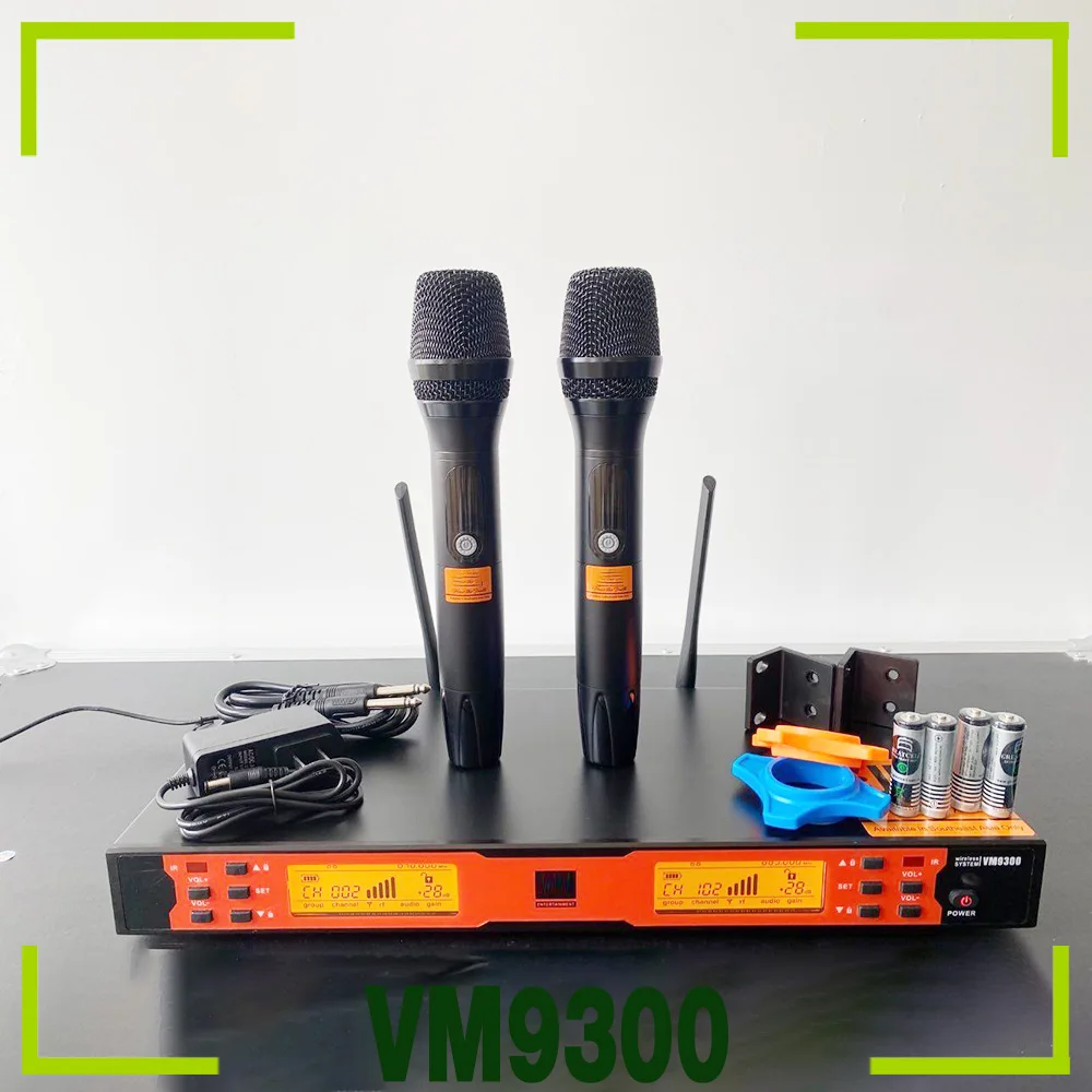 For JBL VM9300 wireless microphone one drag two outdoor wedding stage performance with K-song U FM microphone VM9300