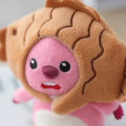New Loopy Keychain Cute Taiyaki Cross-dressing Ring Backpack Key Pendant Plush Doll Gift Toy Anime Accessories