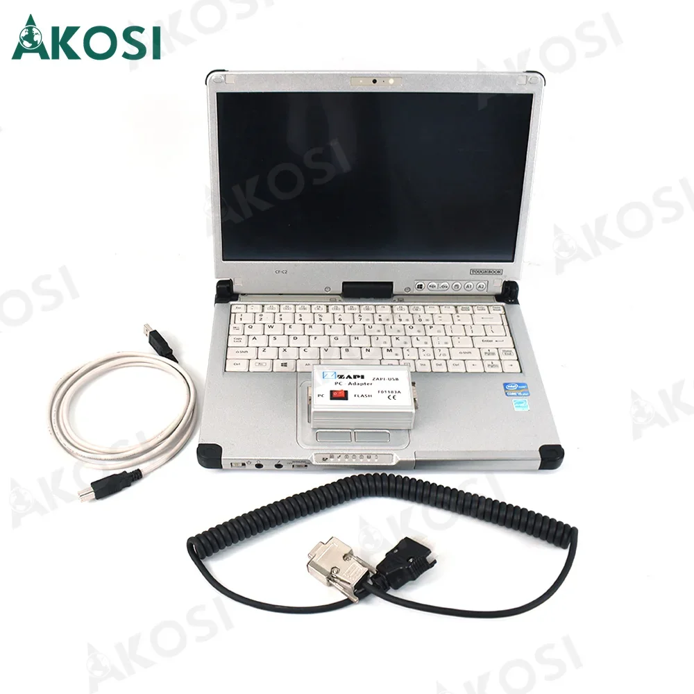 CFC2 laptop+ZAPI-USB diagnostic tool cable Diagnostic software for ZAPI controller is suitable for parameter adjustment