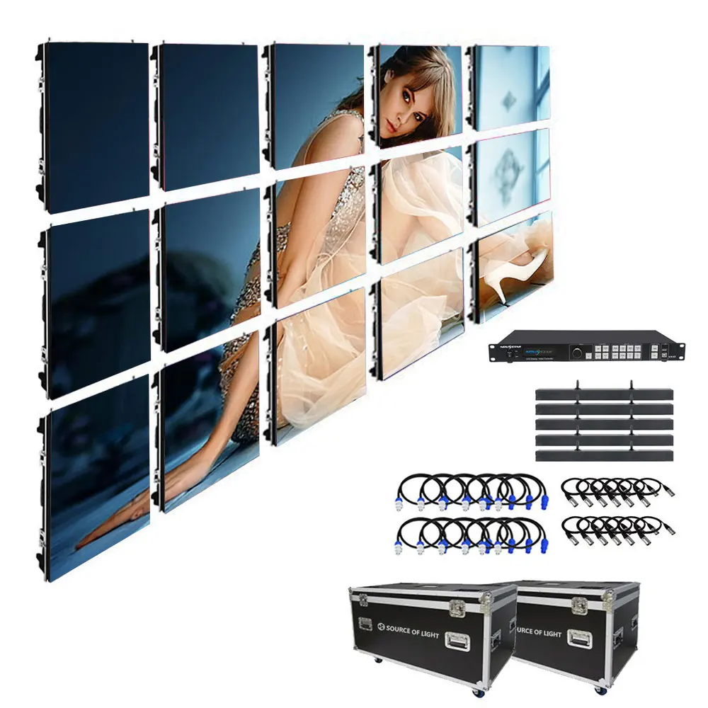 

Hot Sale Jinyuan a Series HD LED Panels for Indoor P3.91 P2.5 P4 P5 LED Display Wall Screen Concert Party Event Stage Wall